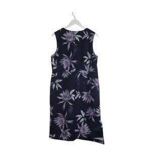 Vince Camuto Purple Floral Shift Dress Plus Size 14W NWT